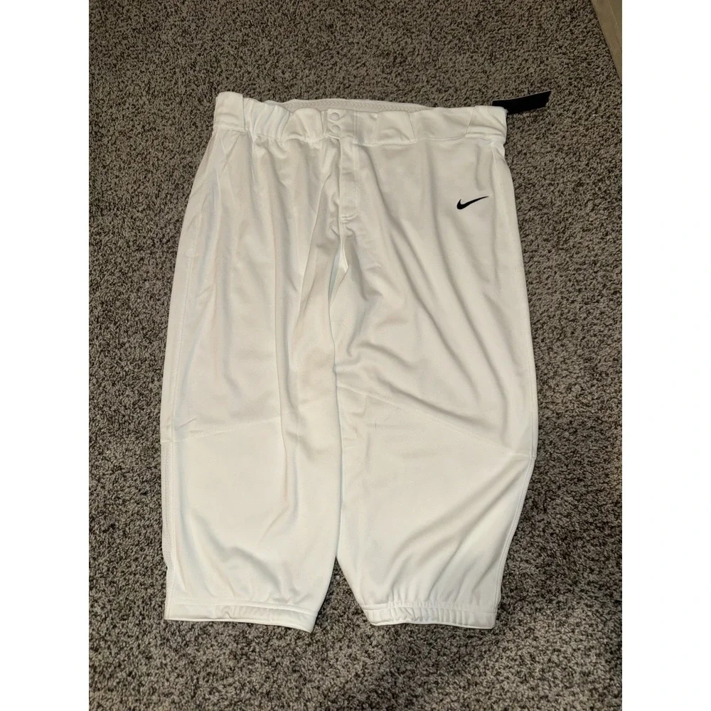 Nike Men's Vapor Select White High Baseball/Softball Pants SZ 3XL BQ5400-100 NWT